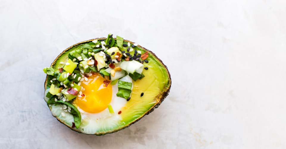 Jajko zapiekane w awokado